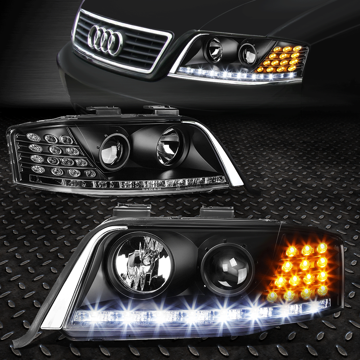 Faros Delanteros LED. Audi A6 C5 1999-2002