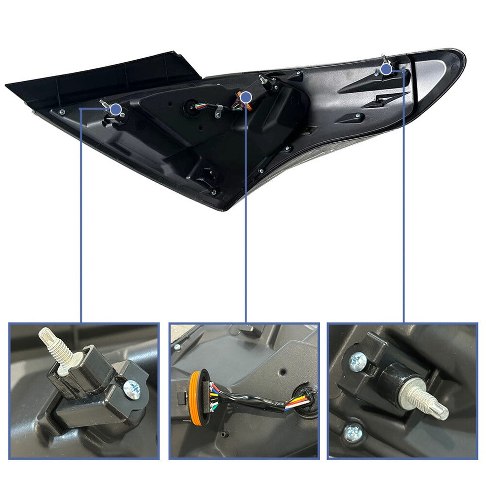Faros Traseros Aftermarket. Nissan Versa 2012-2019