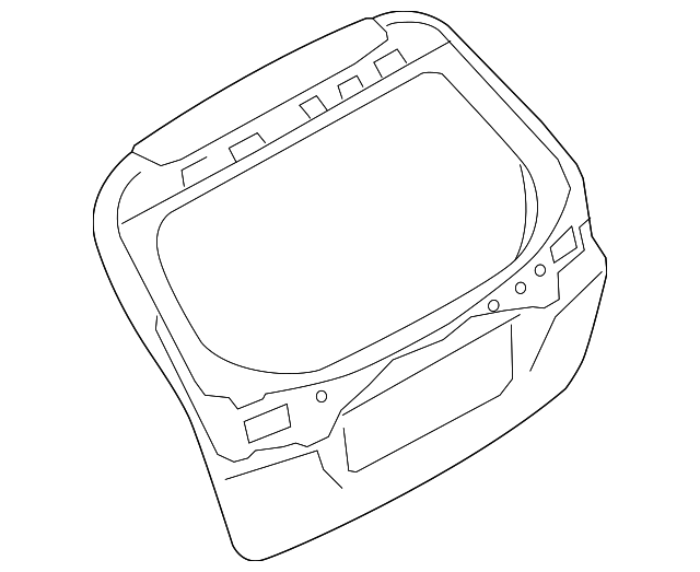 Compuerta Trasera. Subaru Outback 2020-2025