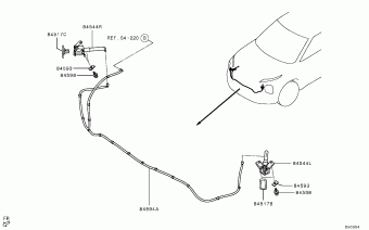 Rociador Lavafaro (llorón). Mitsubishi Outlander 2021-2024