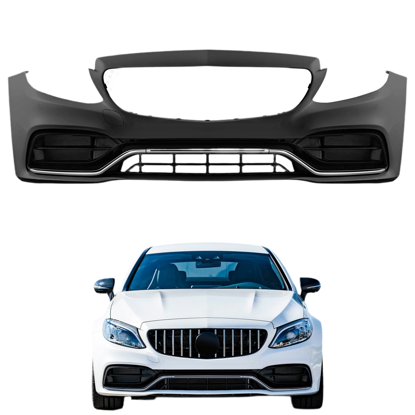 Defensa Delantera. Mercedes Benz Clase C W205 2015-2018