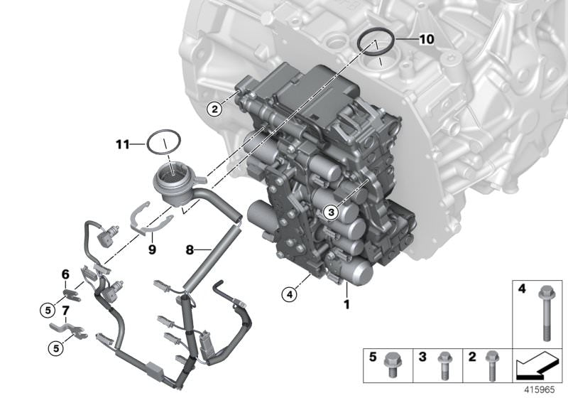 Valve Body for GA6F21AW Gearbox 24338642381. BMW Mini Cooper