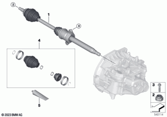 Eje Delantero con Transmisión Automática. Mini Cooper R55 R56 R57 2007-2015