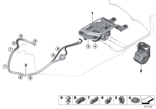 Air Suspension Pump (Used). BMW X5(G05) X6(G06) X7(G07)
