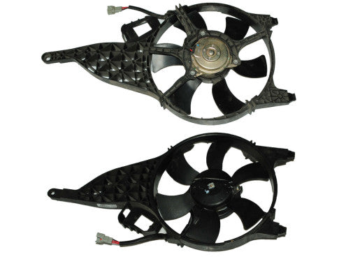 Electroventilador (Abanico) de Condensador A/A (Original). Nissan Navara D40 Pathfinder R51 2006-2015 2.5L
