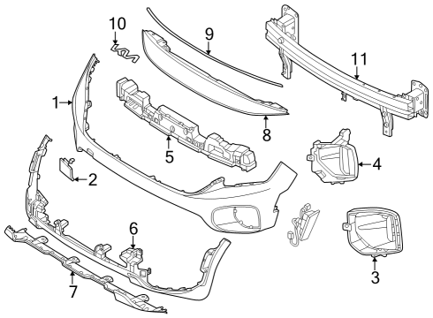 Defensa Delantera. Kia Seltos 2024-2026