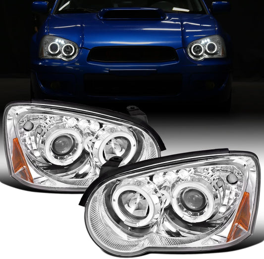 Faros Delanteros Aftermarket. Subaru Impreza WRX 2004-2005
