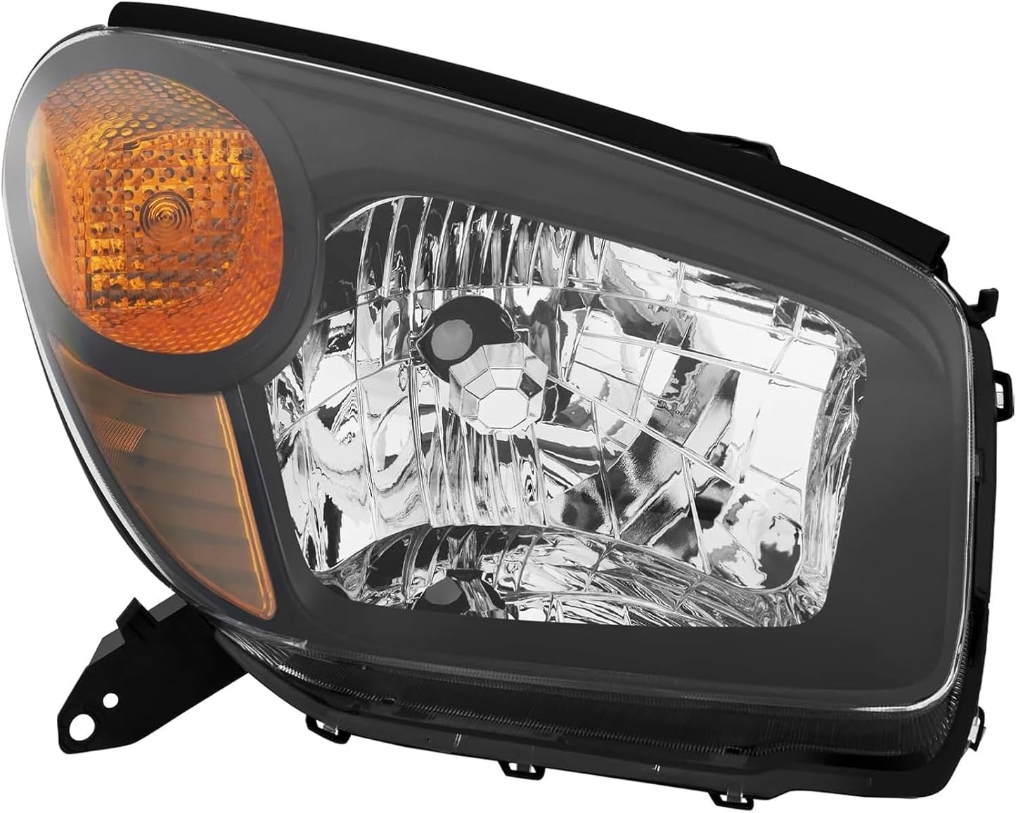 Faros Delanteros (Carcasa Negra). Toyota RAV4 2004-2005