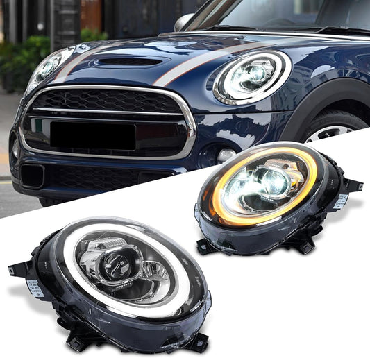 Faros Delanteros Conversión Halógenos a DRL LED. MINI Cooper F55 F56 F57