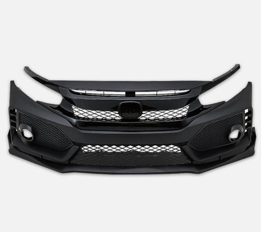 Defensa Delantera Actualización a Type R. Honda Civic 2016-2021