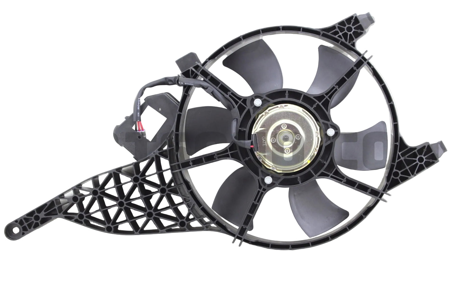 Electroventilador (Abanico) de Condensador A/A (Original). Nissan Navara D40 Pathfinder R51 2006-2015 2.5L