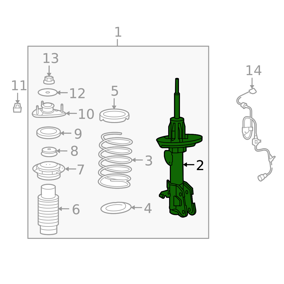 Amortiguador Delantero Con Suspensión Activa (Original). Acura MDX 2007-2009
