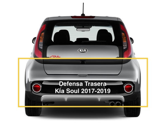 Defensa Trasera. Kia Soul 2017-2019