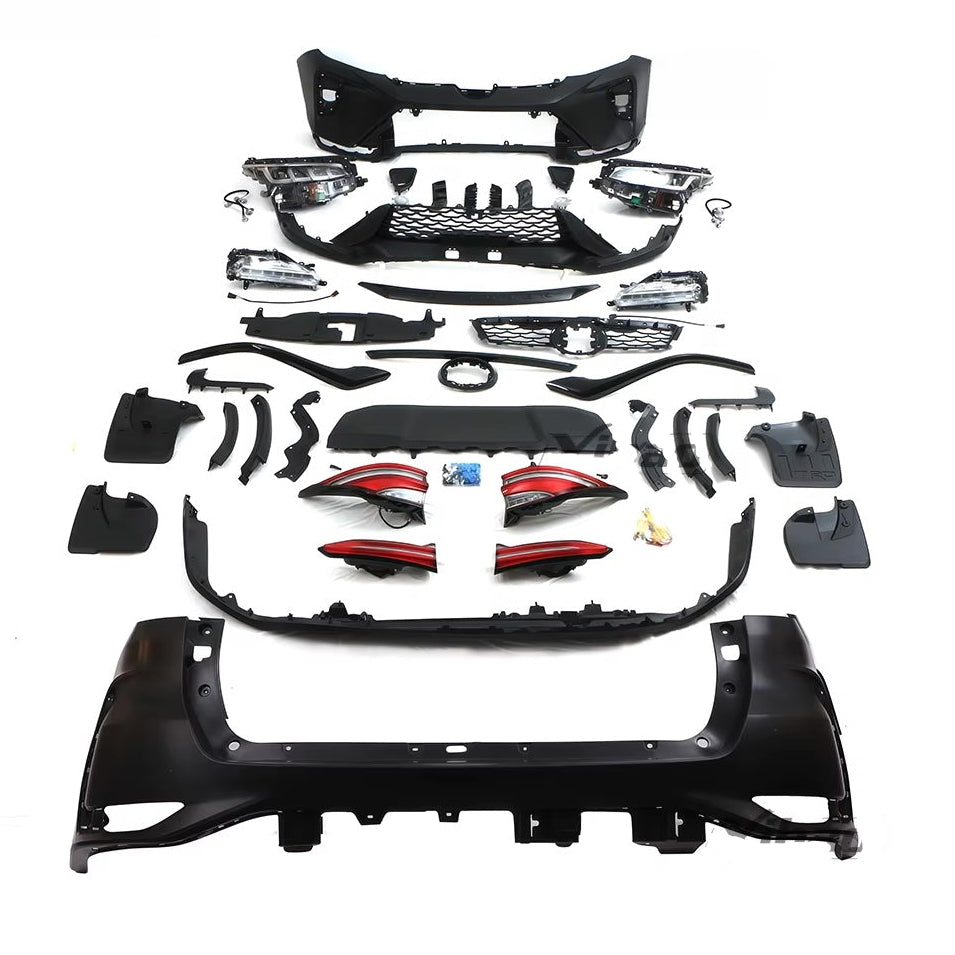 Body Kit estilo Sport. Toyota Fortuner 2016-2021