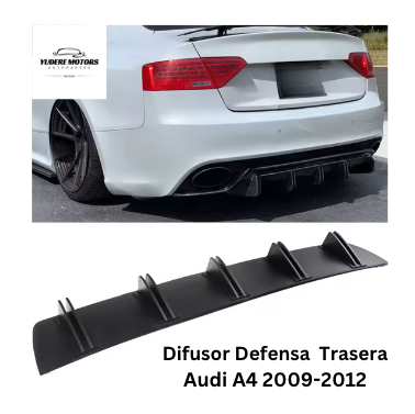Rear Lip Difusor Defensa Trasera Audi A3 A4 S3 S4 S5 B8