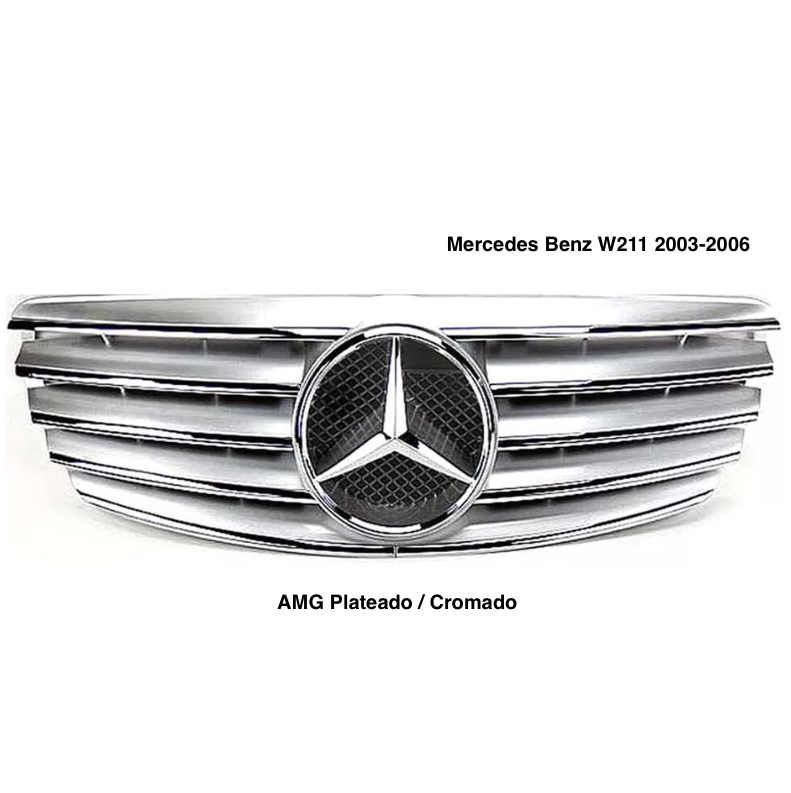 Parrilla Frontal. Mercedes Benz W211 Clase E 2003-2006