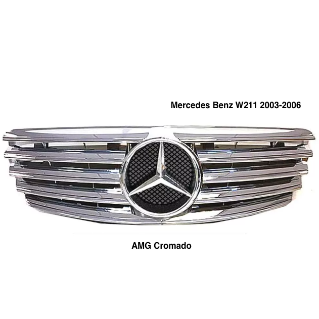 Parrilla Frontal. Mercedes Benz W211 Clase E 2003-2006