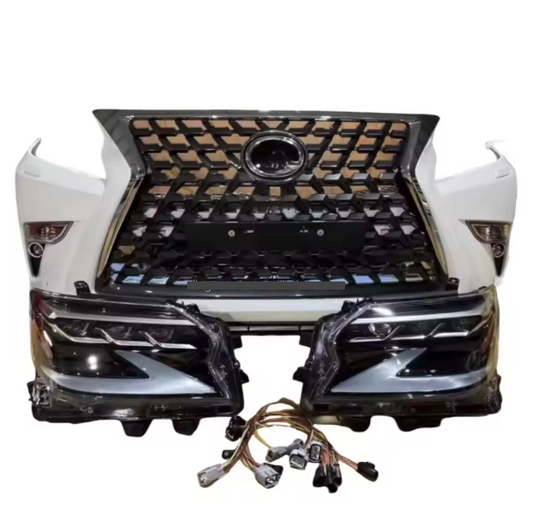 Defensa Delantera Completa + Faros Delanteros (Actualización a 2021+). Lexus GX 2010-2019
