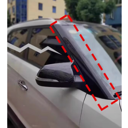 Molduras laterales del Parabrisas Delantero. Hyundai Creta 2015-2019