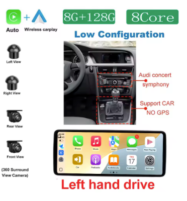 Pantalla Flotante Cámara 360º Audi Q5 2009-2017