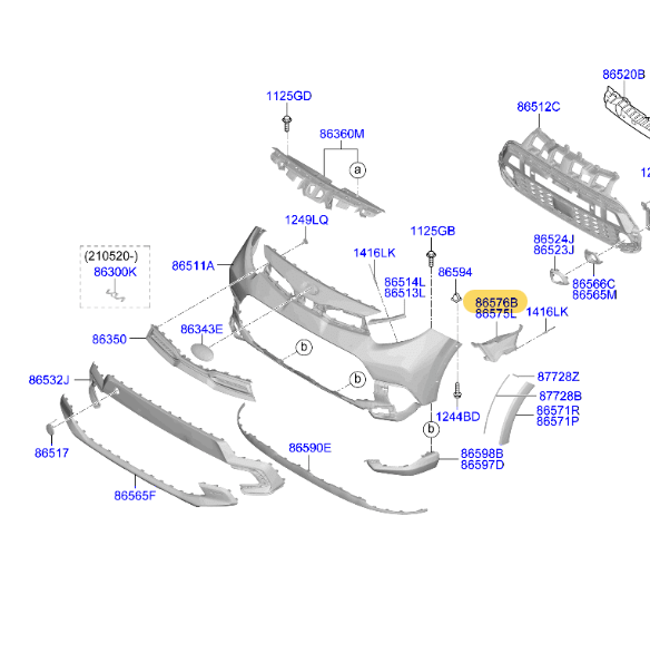 Original Front Bumper. KIA Picanto 2020-2023 X-Line