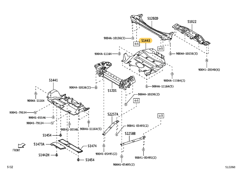 Cubierta Inferior de Motor. Toyota Rush 2018-2023