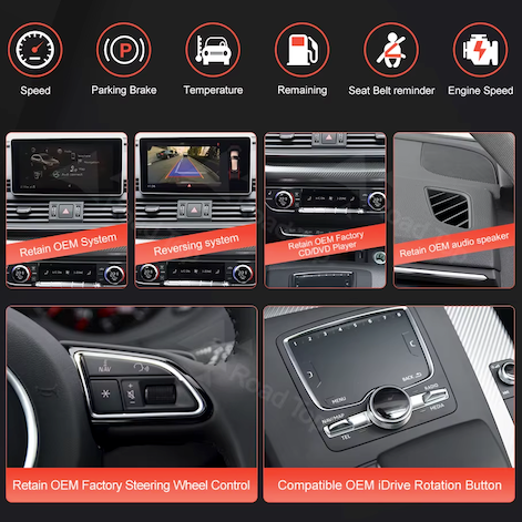 Pantalla Linux 12.3" (Sistema MIB2). Audi Q5 2018-2020