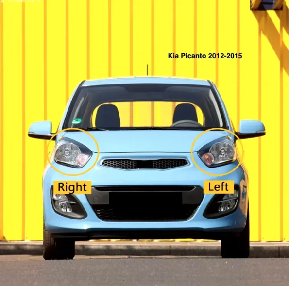 Cubierta de Faro Delantero. Kia Picanto 2012-2015