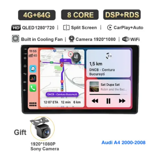 Pantalla Audi A4 2001-2008