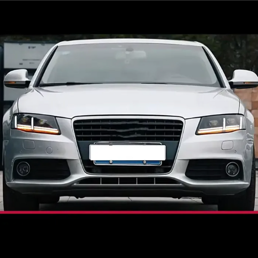 Faros Delanteros Modificados LED. Audi A4 2009-2012