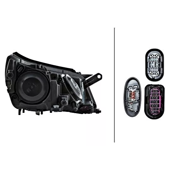 Faro Delantero. Volkswagen Tiguan 2007-2011
