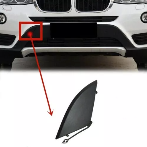 Cubierta de Gancho de Remolque Defensa Delantera. BMW X3 F25 2015-2017