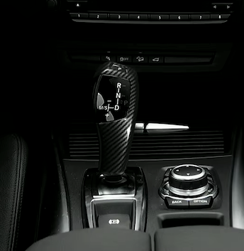 Cubierta de palanca (Fibra de Carbono). BMW E60 X5 E70 X6 E71 Serie 5