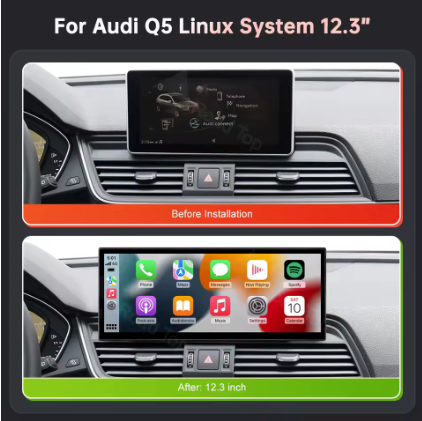 Pantalla Linux 12.3" (Sistema MIB2). Audi Q5 2018-2020
