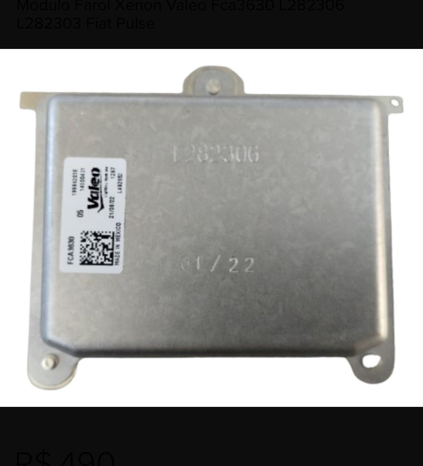 Módulo de Faro Xenon Delantero. Fiat Pulse 2022-2025