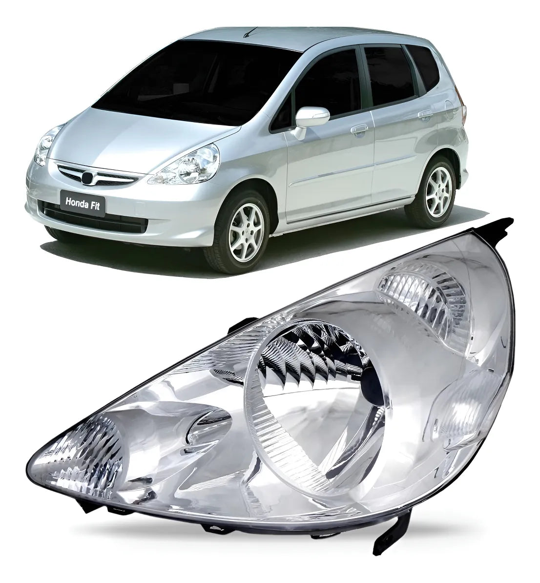 Headlight. Honda Fit 2002-2008