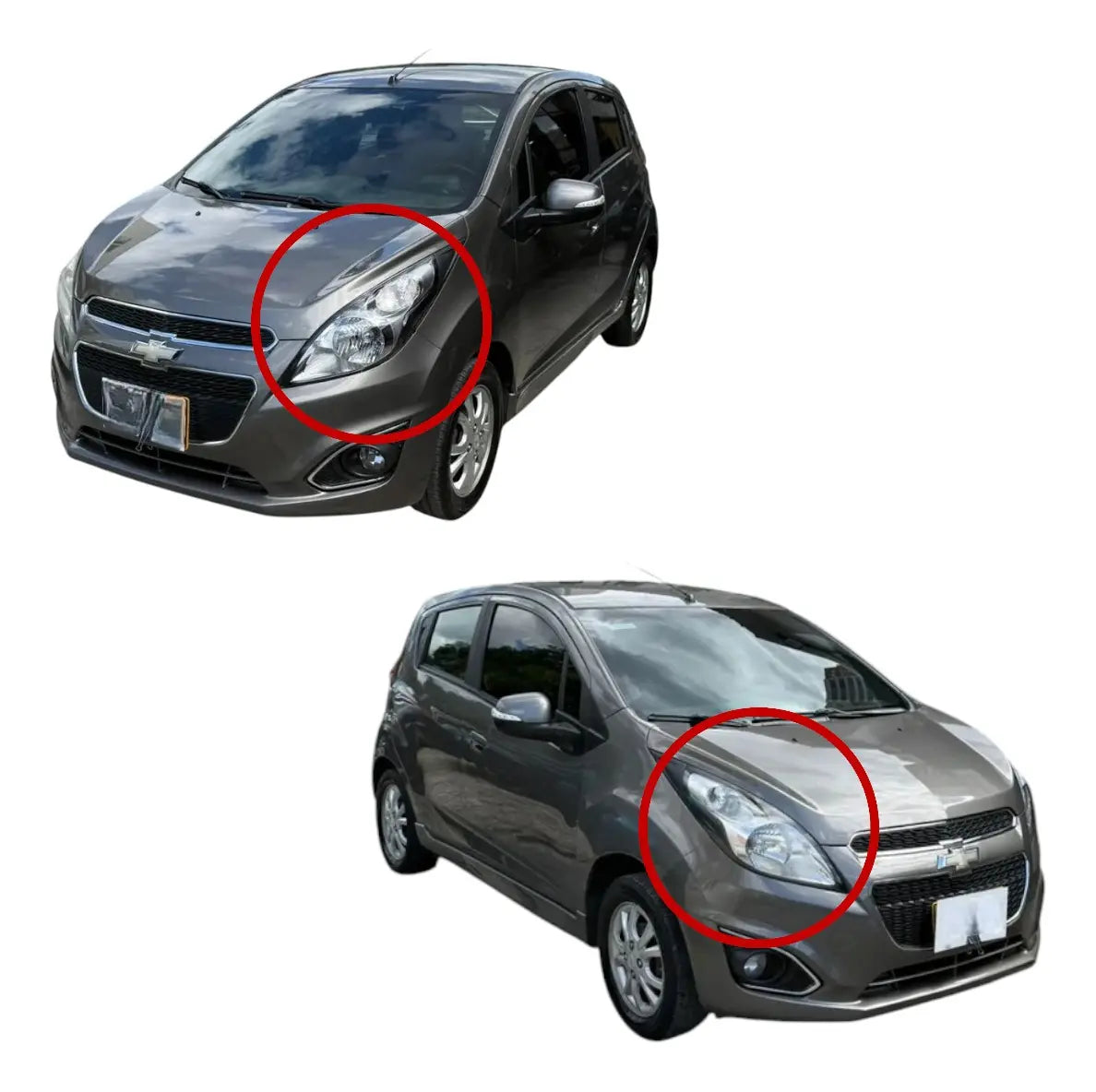 Faro Delantero. Chevrolet Spark 2013-2015