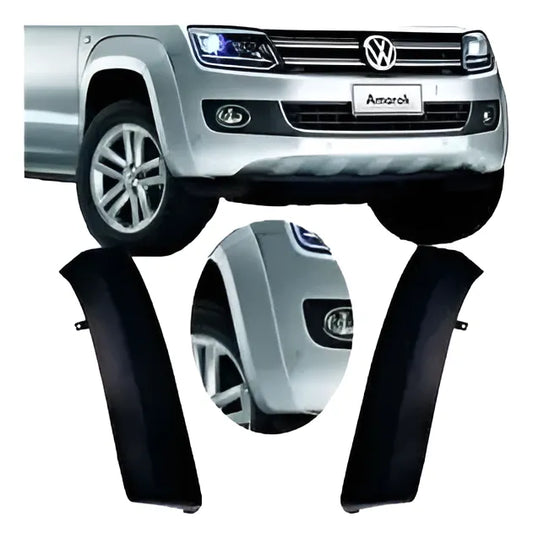Molduras Laterales Defensa Delantera. Volkswagen Amarok 2010-2016