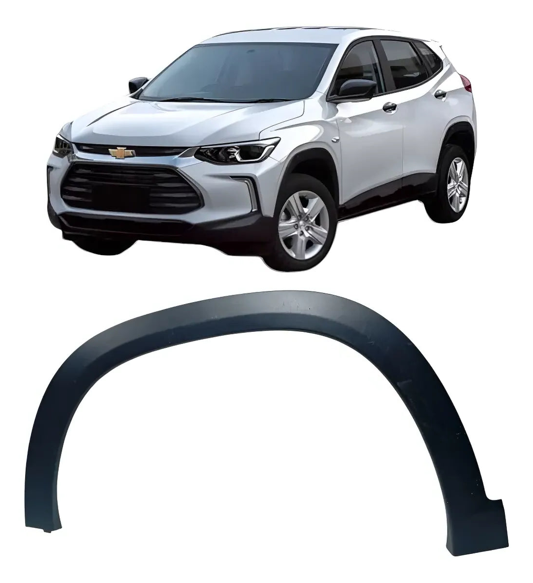 Moldura Guardafango Delantero. Chevrolet Tracker 2021-2024
