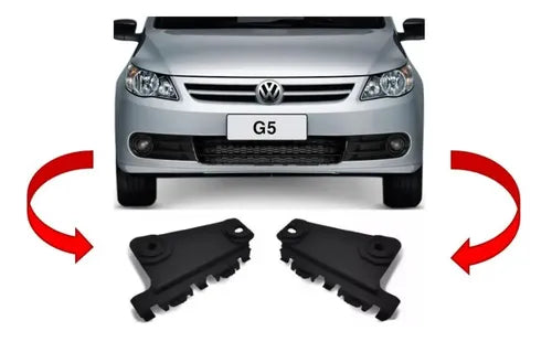 Brackets Defensa Delantera. Volkswagen Gol G5 2009-2012