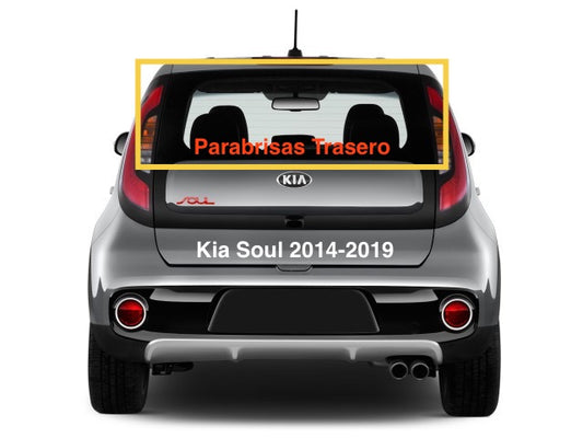 Parabrisas Trasero. Kia Soul 2014-2019