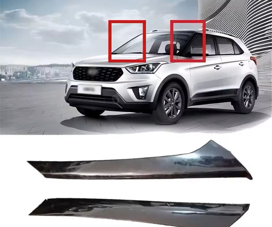 Molduras laterales del Parabrisas Delantero. Hyundai Creta 2015-2019