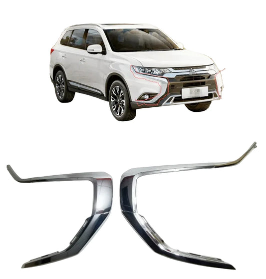 Moldura Cromada Defensa Delantera. Mitsubishi Outlander 2016-2018