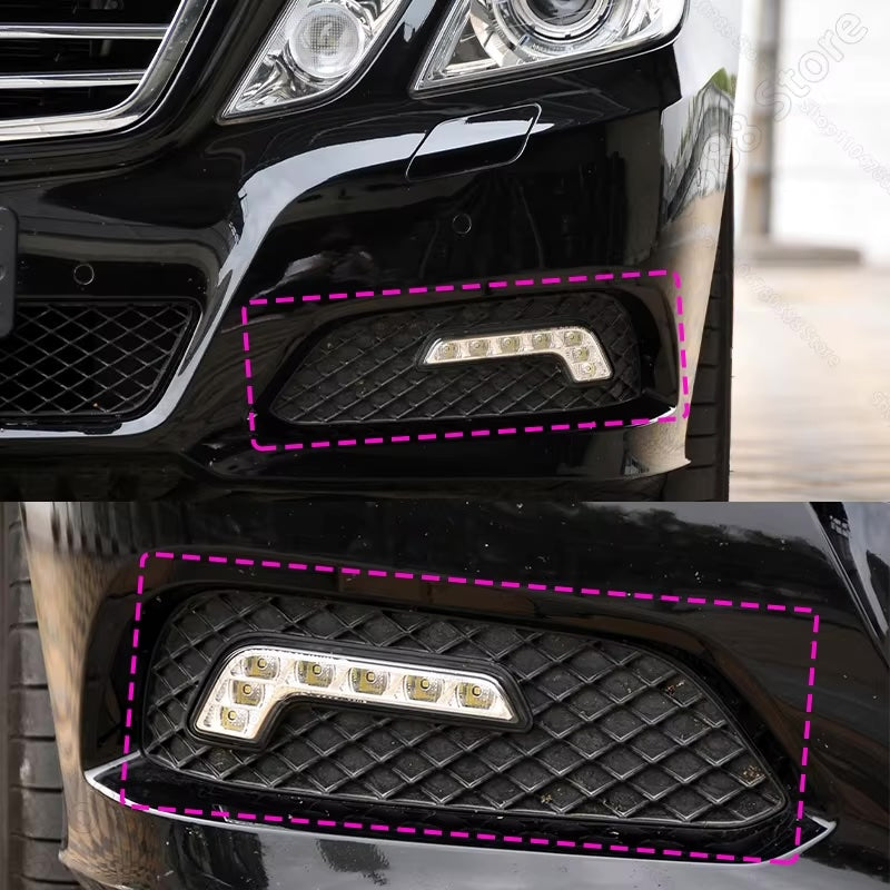 Fog Light Trims. Mercedes Benz E-Class 2010-2013