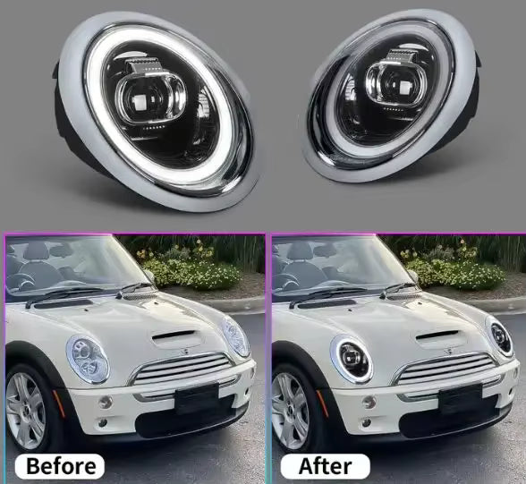 Faros Delanteros LED DRL. Mini Cooper R50 R52 R53 2002-2008