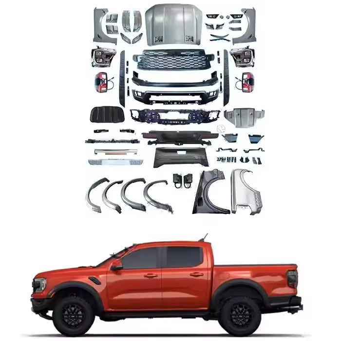 Body Kit Conversión para Ranger T6 T7 T8, actualización a T9 Raptor Facelift. Ford Ranger 2012-2021