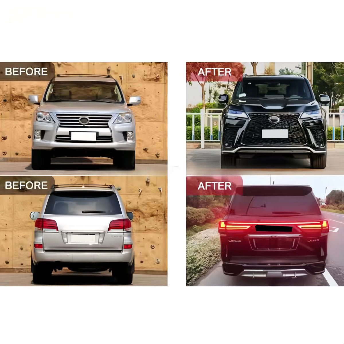 Body Kit Actualización 2023+. Lexus LX570 2008-2015