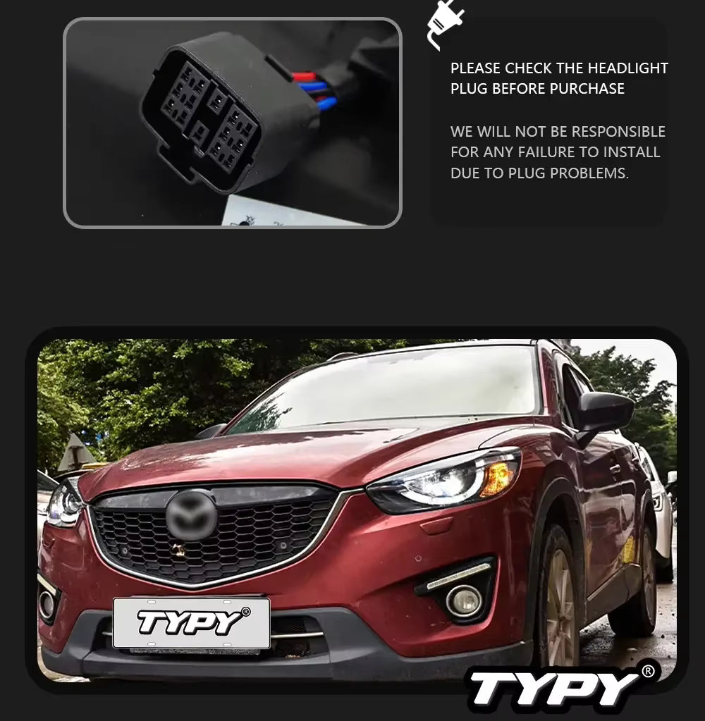 Faros Delanteros DRL LED. Mazda CX-5 2012-2016