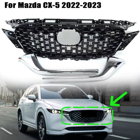 Parrilla Frontal. Mazda CX-5 2022-2023
