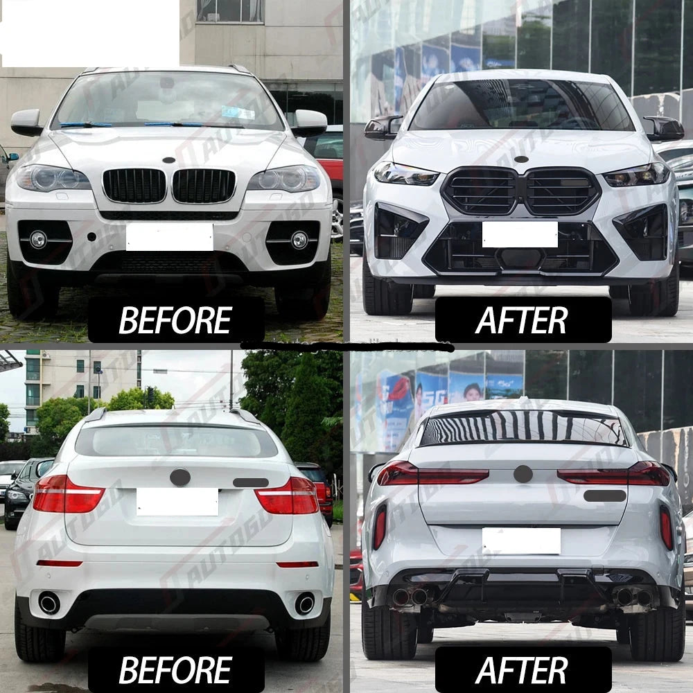 Body Kit  Actualización a BMW G06 F96 LCI X6M 2023-2025 Style. BMW X6 2008-2013 Series E71
